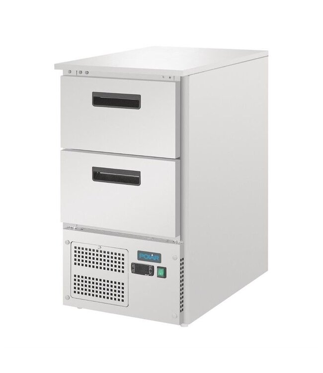 Koelwerkbank | 2 Lades | 2x 1/1GN | (H)86,85x(B)47,8x(D)70cm