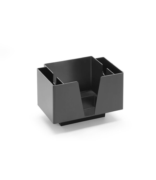 Servethouder met 3 vakken | Kunststof | (B)19,3x(D)14,3x(H)13,6cm