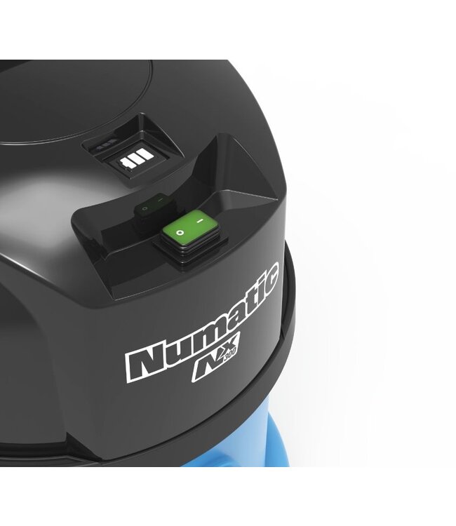 Stof- en waterzuiger met accu | 9L nat en 15L droog capaciteit | 400W | Blauw