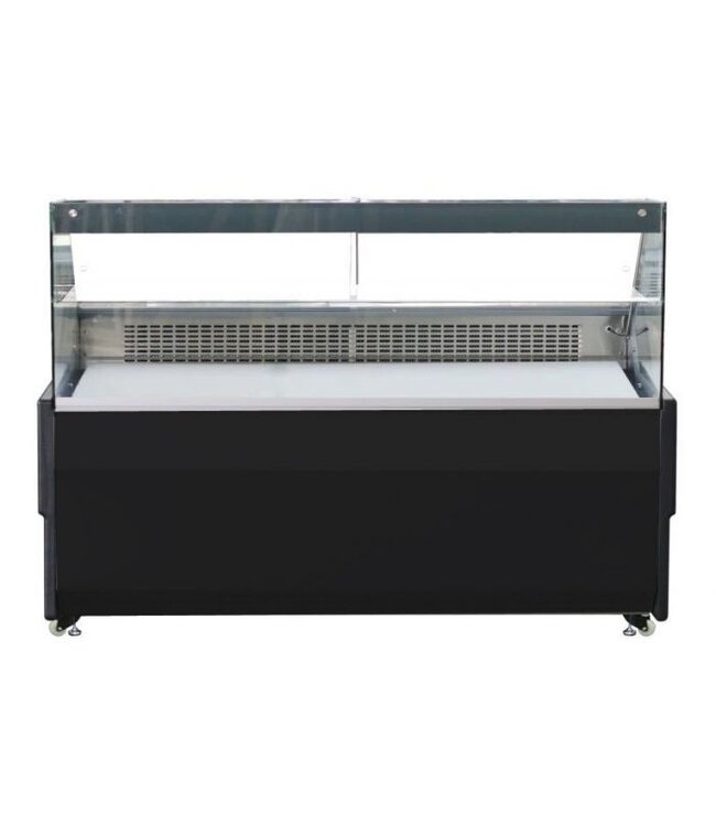 Koeltoonbank Wesley 1.5 | Rechthoekig | Zwart | (H)123x(B)159x(D)90,2cm