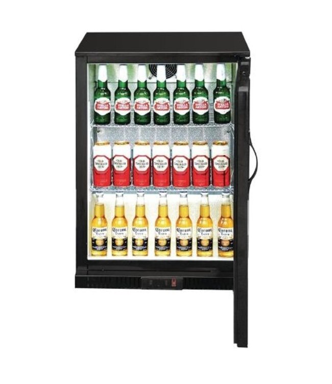 Bar dichte koeling | Klapdeur | Zwart | 138L | (H)90x(B)60x(D)52