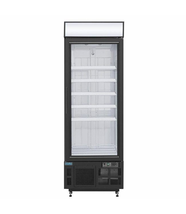 Display vriezer | Zwart | 412 Liter | (H)199x68x74,5cm