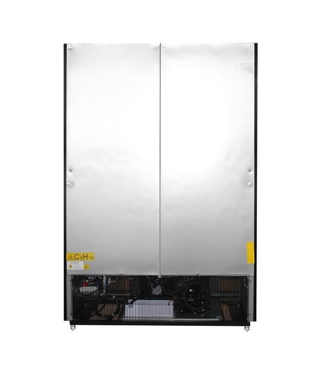 Display vriezer met wielen | 920L | Dubbeldeurs | (H)202,2x137x72cm