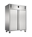 Koelkast RVS | Dubbeldeurs | 2/1GN | 1170L | (H)198x(B)140x(D)81,5cm