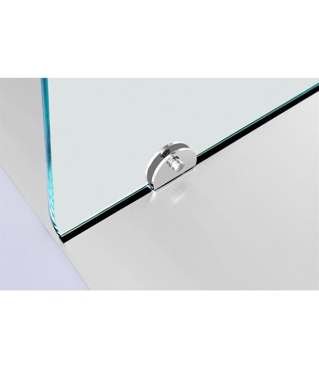 Saladette met glazen vitrine | 3 deurs | 3x 1/1GN | (H)136x(B)179,5x(D)70cm