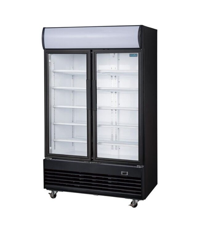Display koeling | Glazen deuren | 950L | (H)203,6x(B)120x(D)73cm