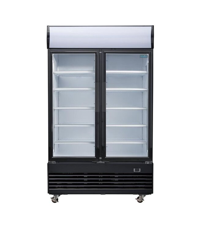 Display koeling | Glazen deuren | 950L | (H)203,6x(B)120x(D)73cm