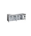 Saro Geforceerde koelwerkbank | 4 glazen deuren | (H)89/95x(B)223x(D)70