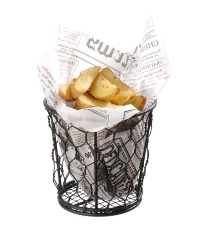 Draadmandje | Rond | ø12x(h)11cm