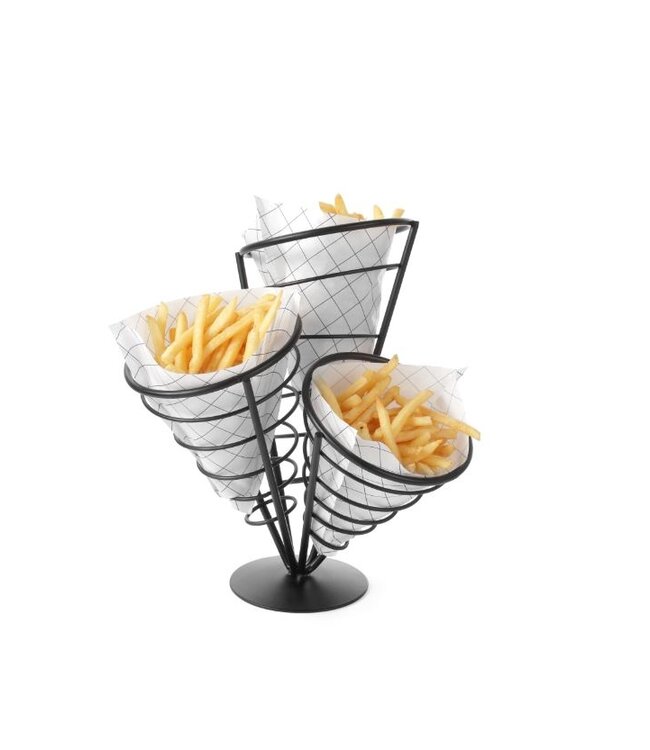 Friteszakkenhouder | voor 3 zakken