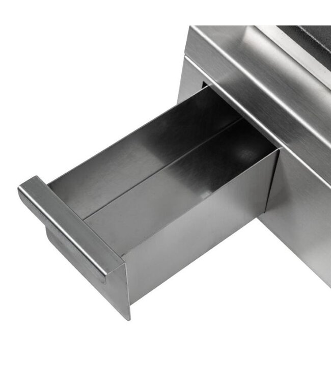 Grillplaat LGR2 | glad | 3kW | (H)16,3x(B)61,5x(D)40cm