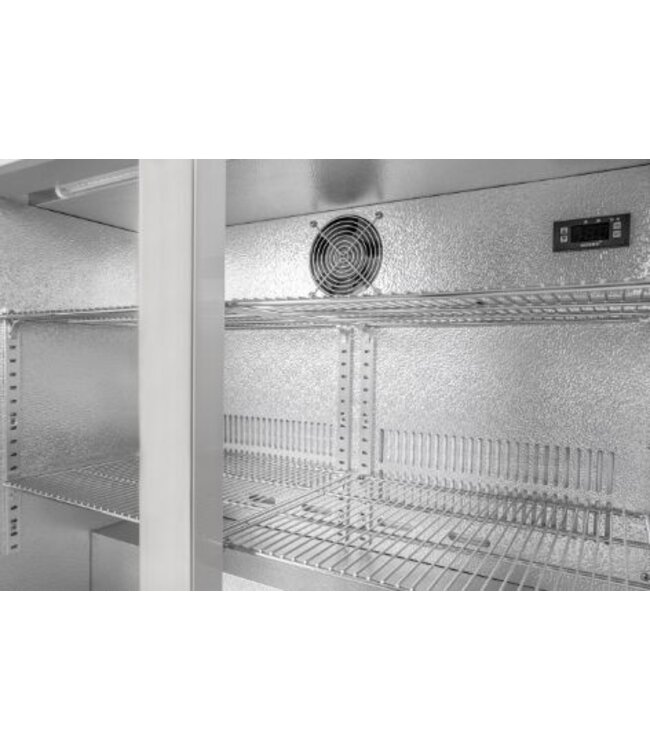 Barkoeler OUTDOOR RVS | 2 klapdeuren | 189L | (H)84x(B)87x(D)50