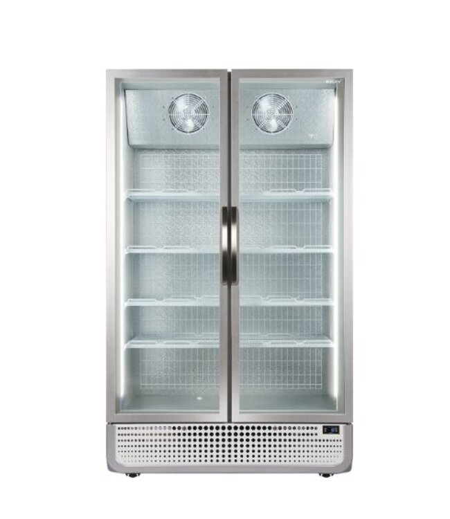 Vrieskast Pro | Dubbele glazen deur | 771L | (H)198,5x120x71,9cm