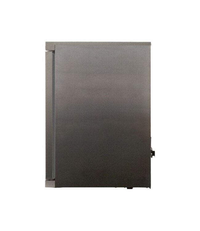 Koelkast met klapdeur | RVS | 111 liter | (H)84x(B)60,5x(D)58,5cm