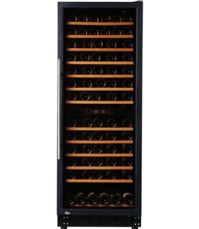 Wijnklimaatkast | Dubbele zone | 5 tot 22 graden | 72 flessen | (H)162,5x(B)59,5x(D)62,5