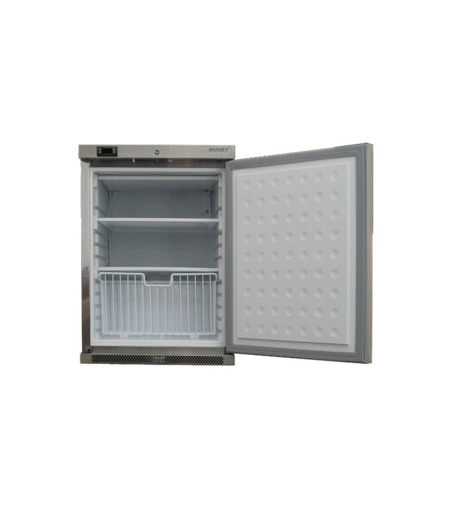 Vrieskast RVS | 113L | No Frost | (H)84x(B)58,5x(D)60,5