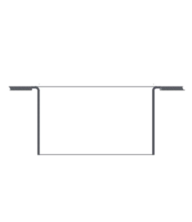 Uitsparing voor afvalgat of drop-in