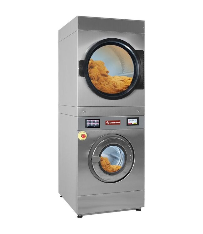 Wasmachine + droogmachine - Duplex Plus - 18+18kg