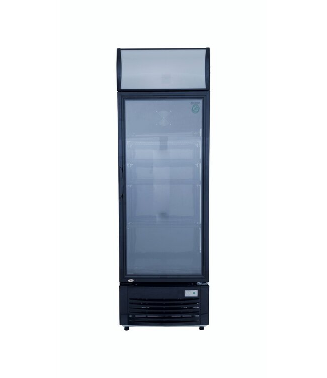 Koelkast met glazen deur | LED display | 300L | (H)192x(B)62x(D)59,5cm