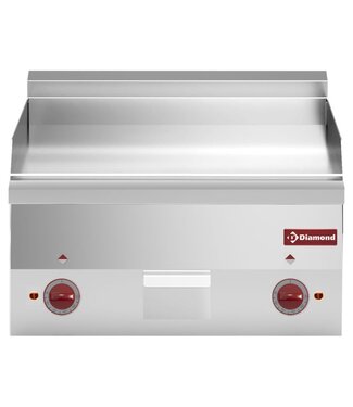 Diamond Bakplaat | Diamond Pro 600 | elektrisch | gladde verchroomde plaat | (B)60x(D)60x(H)28/40cm