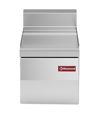 Diamond Werkunit RVS met lade | Diamond Pro 600 | (B)30x(D)60x(H)28/40cm