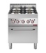 Diamond Gasfornuis | Diamond Alpha 650 | 2x 3,6kW en 2x 5kW | incl elektrische oven | (B)70x(D)65x(H)85/95cm