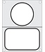 Sealframe matrix voor de Traysealer Compact | 1x 178x113mm, 1x ø115mm