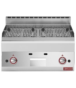 Diamond Lavasteengrill| Diamond Alpha 650 | gas | (B)70x(D)65x(H)28/38cm