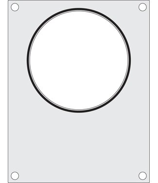 Sealframe matrix voor de Traysealer Compact | soepcontainer ø165mm