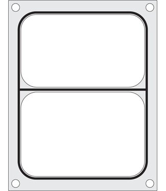 Sealframe matrix voor de Traysealer Compact | tweedeling 227x178mm