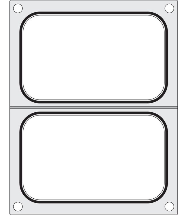 Sealframe matrix voor de Traysealer Compact | 2x 178x113mm