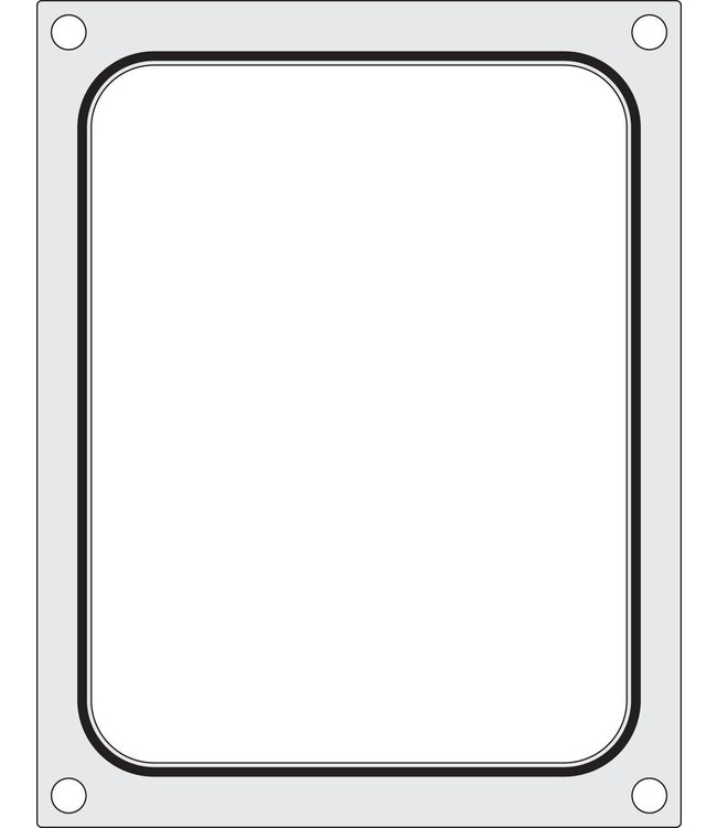 Sealframe matrix voor de Traysealer Compact | 227x178mm