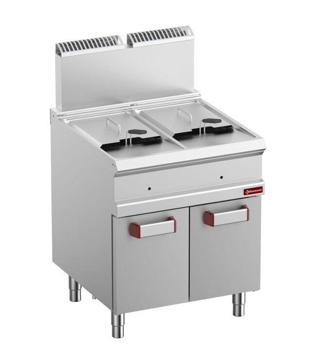 Friteuse | Diamond Optima 700 | gas | 14+14 liter | (B)70x(D)70/73x(H)85/118cm