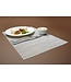 Placemat | Zilver/patroon | PVC | 45x30cm | 6 stuks