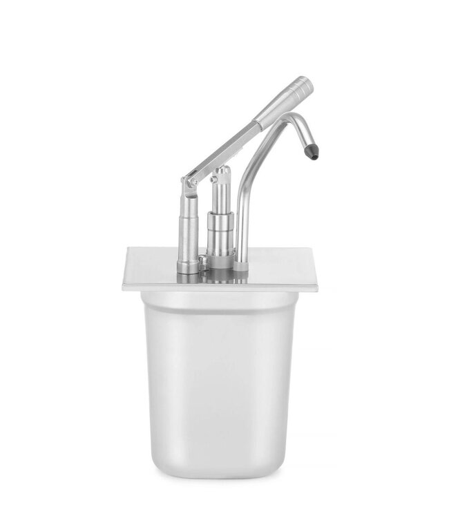 Sausdispenser deksel met pomp voor 1/6GN