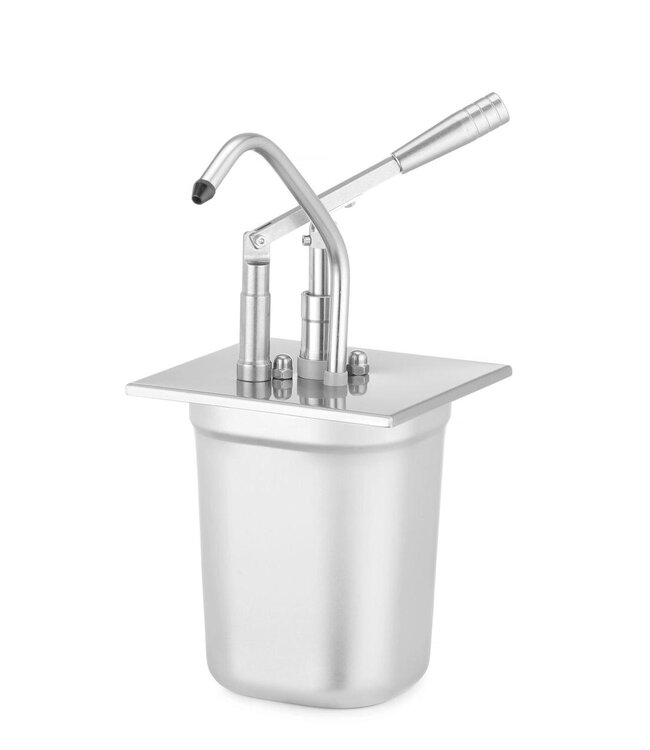 Sausdispenser deksel met pomp voor 1/6GN