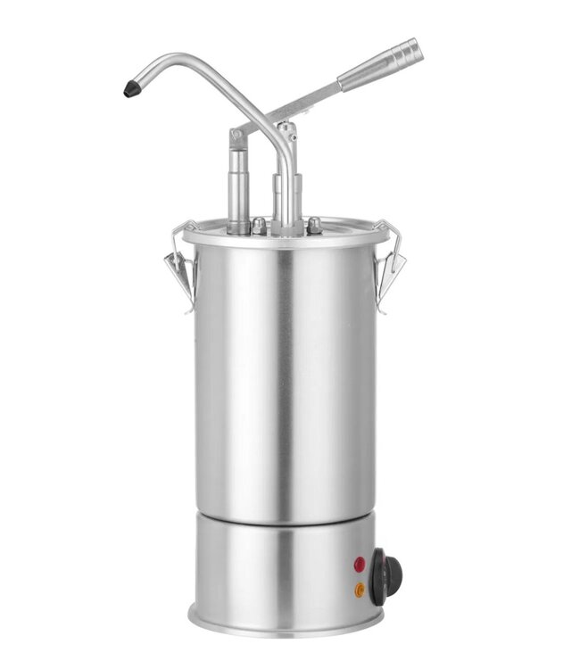 Saus verwarmer met pomp | 3 liter | tot 90 graden