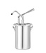 Saus dispenser | Rond | RVS | 4,5 liter