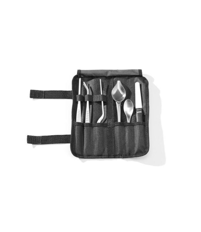 Chef opmaak set | RVS | Geborsteld