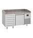 Combisteel Pizzawerkbank | Pro Line | 1 deur en 5 lades | (H)108x(B)155x(D)80