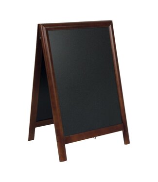 Securit Stoepbord DELUXE | Donkerbruin | 55x85cm