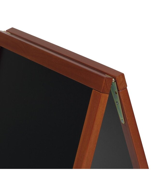 Stoepbord DELUXE | Mahonie | 55x85cm