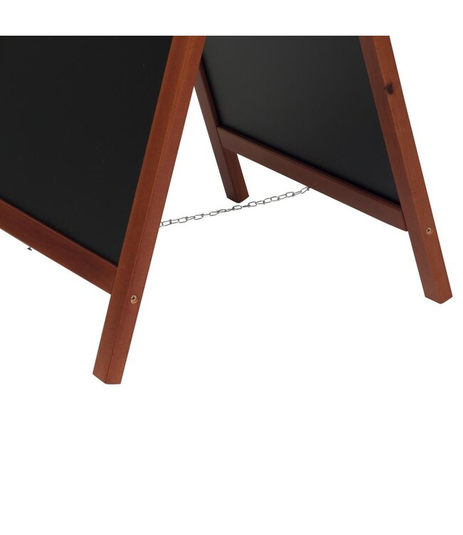 Stoepbord DELUXE | Mahonie | 55x85cm