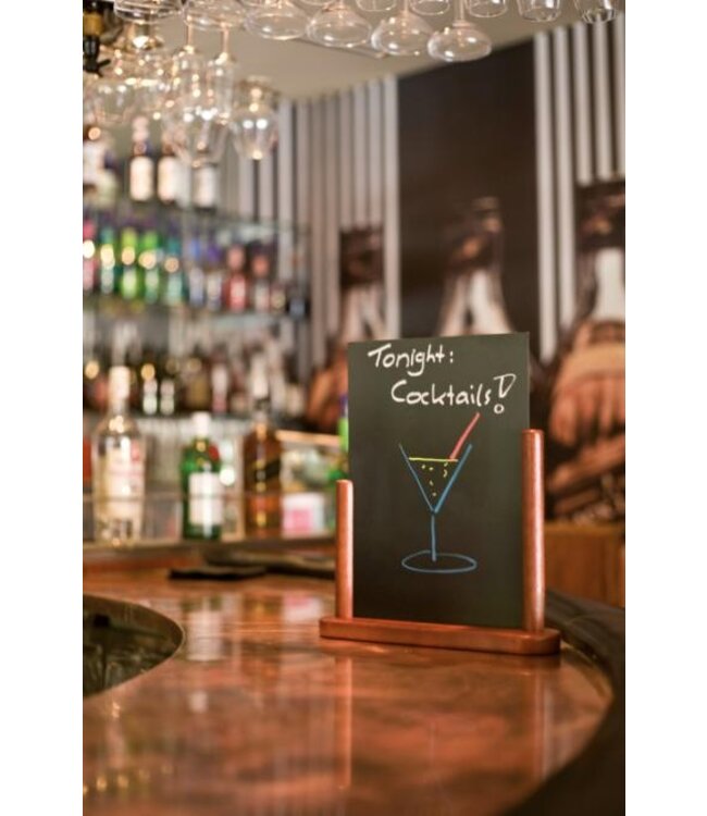 Tafelkrijtbord | A4 | Donker | 32,3x27x7,1cm