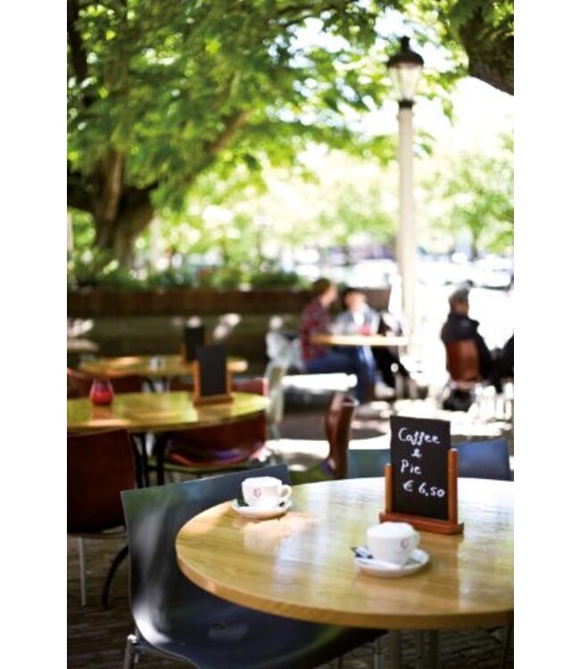 Tafelkrijtbord | A6 | Donker | 17,5x15,5x5cm