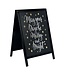 Stoepbord WOODY | Zwart | 55x85cm