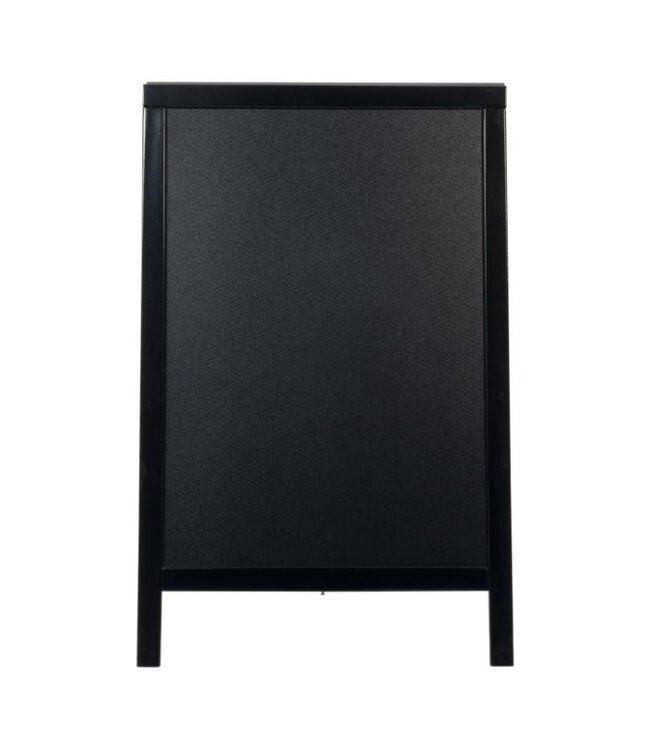 Stoepbord WOODY | Zwart | 54,5x85cm