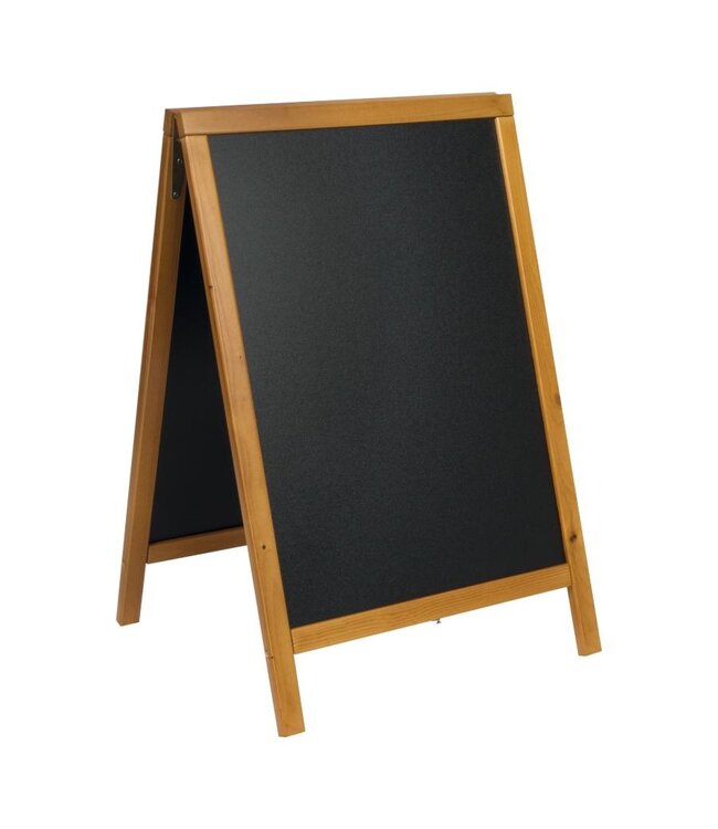 Stoepbord WOODY | Teak | 55x85cm