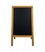 Stoepbord WOODY | Teak | 70x120cm