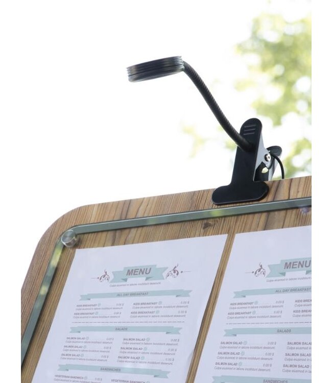 Weerbestendige LED-lamp set | 2 stuks | voor stoepbord